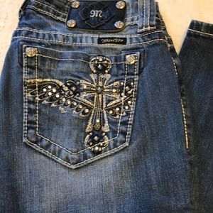 MissMe boot cut jeans 30” inseam 34.5”
